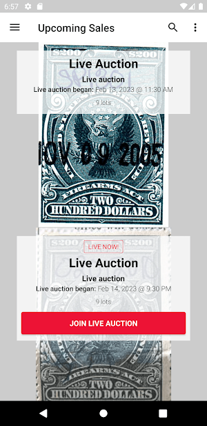NFA AUCTIONS Screenshot 0