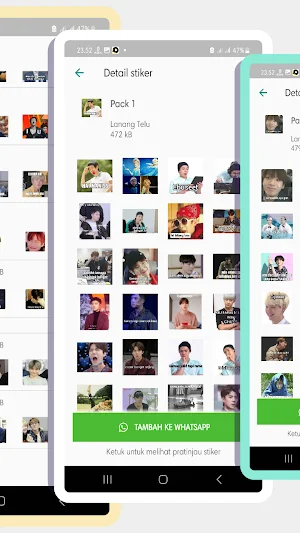 Korean Idol Kpop WASticker Screenshot 1