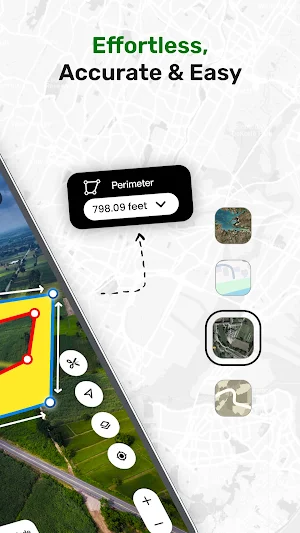 GPS Field Area Measurement Screenshot 1