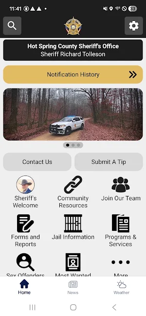 Hot Spring County Sheriff, AR Screenshot 0