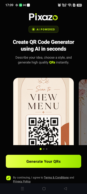 AI QR Code Generator - Pixazo Screenshot 0