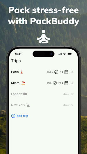 PackBuddy – Packing List Screenshot 0