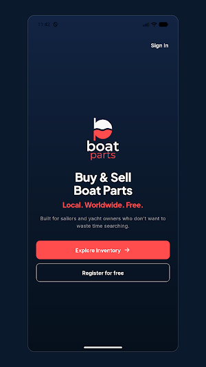 Boatparts App Screenshot 1