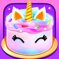 Unicorn Cotton Candy Cake