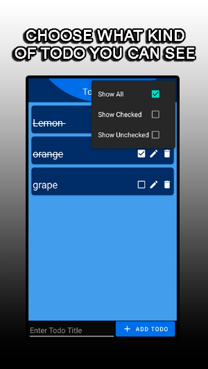 TODO LIST Screenshot 1