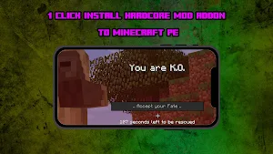Hardcore Mod Addon Minecraft Screenshot 2