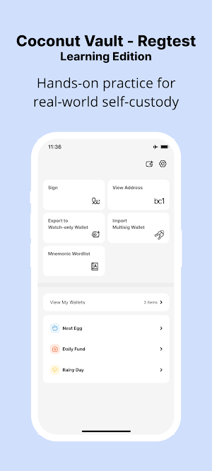 Coconut Vault-Testnet Screenshot 2