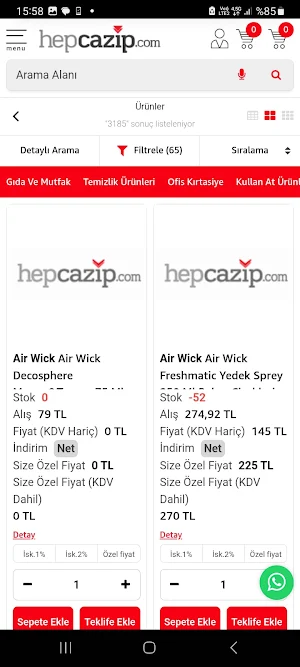 Hep Cazip B2B Screenshot 0