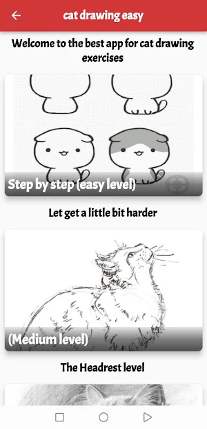 cat drawing easy Screenshot 2