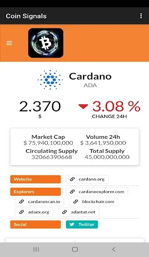 Coin Signals Screenshot 1