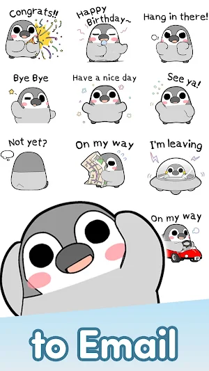 Emoji Stickers Pesoguin Screenshot 3