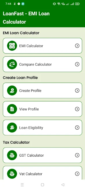 LoanTool - Loan EMI Calculator Screenshot 0