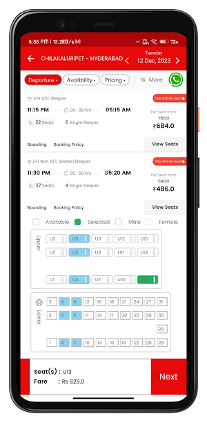Kaveri Travels Screenshot 3