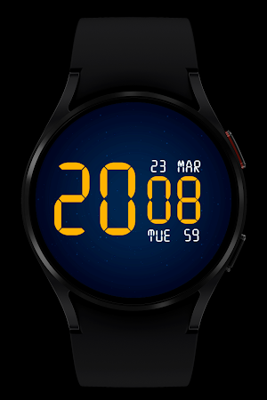 Digital Watch Face Wear OS Screenshot 3