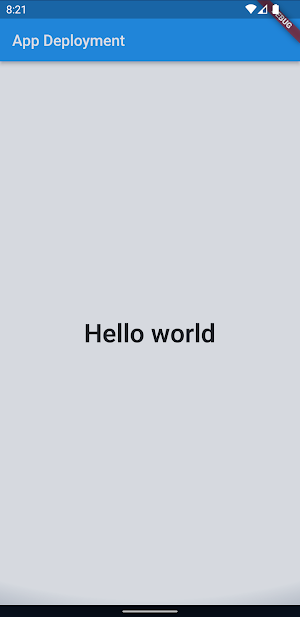 Hello world Screenshot 0