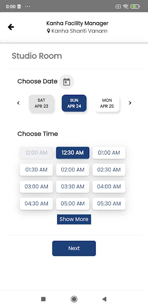 Kanha Facility Manager Screenshot 2