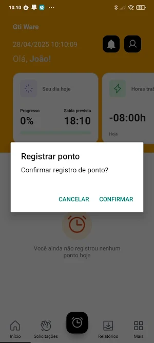 GTI Ponto - Colaborador Screenshot 2