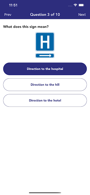 California DMV Test: Practice Screenshot 1