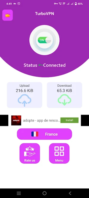 Cyber Ghost - Secure Turbo VPN Screenshot 2
