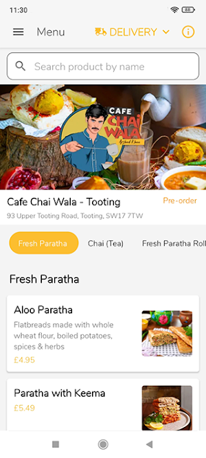 Cafe Chai Wala - Tooting Screenshot 0