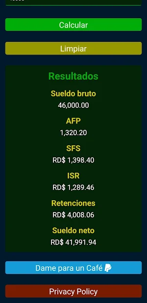 Nómina RD Screenshot 1