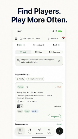 Racket - Tennis & Pickleball Screenshot 0