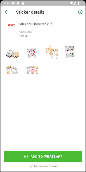 Stickers de Hamster Screenshot 2
