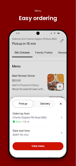 Charlie Staples BBQ Screenshot 2