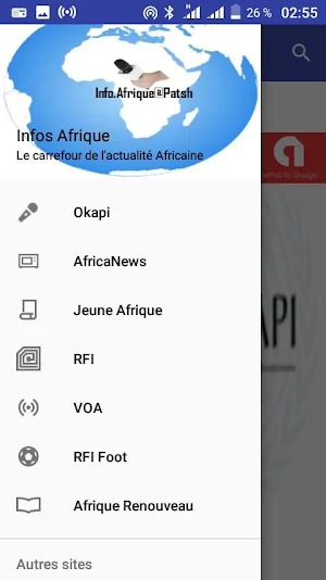 Infos.Afrique Screenshot 1