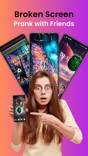 Broken Screen Wallpaper 2023 Screenshot 2