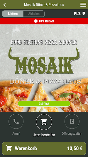 Mosaik Döner & Pizzahaus Screenshot 0