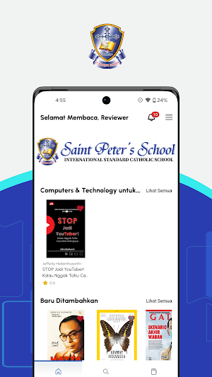 Saint Peter's School Library Screenshot 0