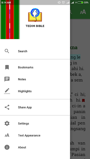 Tedim Bible Screenshot 0