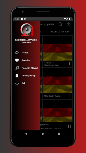 Radio Bollerwagen App FFN Screenshot 2