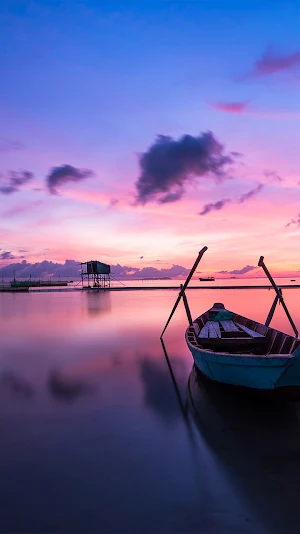 purple night sky wallpaper Screenshot 0