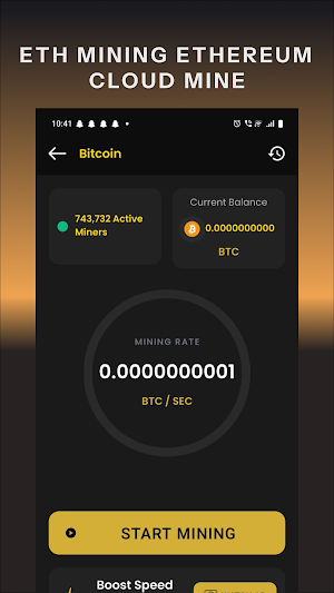 ETH Mining Ethereum Cloud Mine Screenshot 2