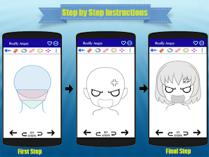How to Draw Chibi Anime Face Screenshot 2