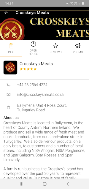 Crosskeys Meats Screenshot 2