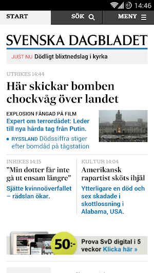 Svenska Tidningar Screenshot 2