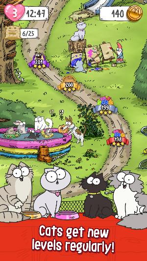 Simon’s Cat Crunch Time - Puzzle Adventure! Screenshot 1