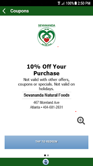 Sevananda Natural Foods Market Screenshot 3