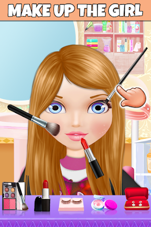 Cute Doll Dress Up Girls Game Screenshot 0