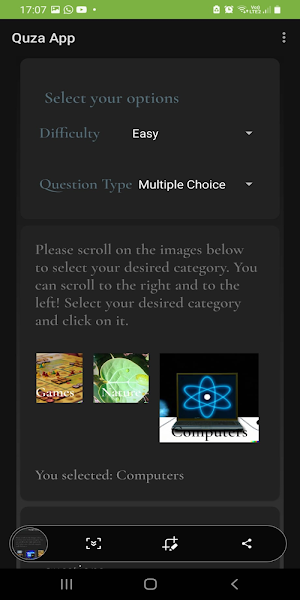 Quza App Screenshot 0