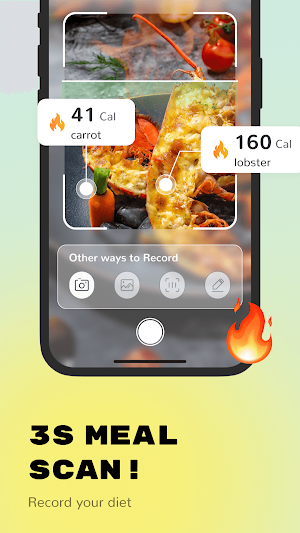 Calopeek: Pic Calorie AI Track Screenshot 0