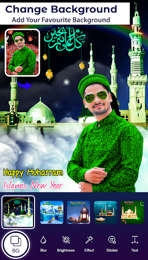 Islamic New Year Photo Editor Screenshot 3