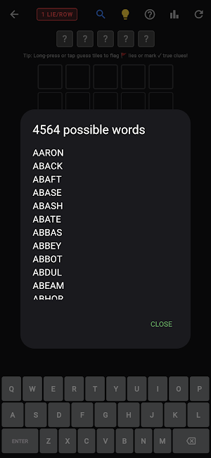 FIBBLIX: The Word Lie Puzzle Screenshot 3