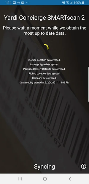 Yardi Concierge SMARTscan Screenshot 1