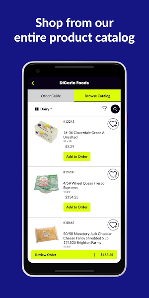 DiCarlo Foods Screenshot 2