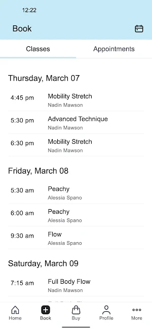 Serenity Pilates & Saunas Screenshot 1
