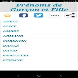 Prénoms du calendrier et leurs significations Screenshot 3